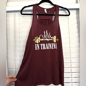 MRS. In training Workout Tank